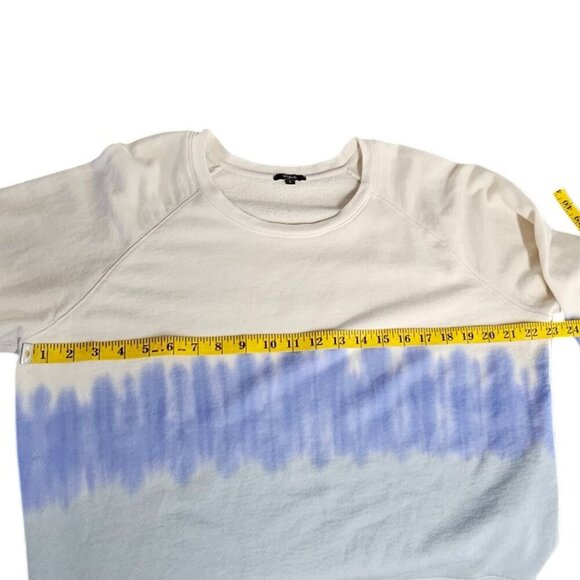 Rails Womens Theo Sweatshirt in Ocean Tie Dye, Long Sleeve, Cotton, Modal,Large - Picture 5 of 7